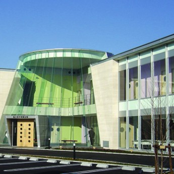 Fujinomiya Medical Association building in Fujinomiya, Shizuoka Prefecture, by Creative Designers International