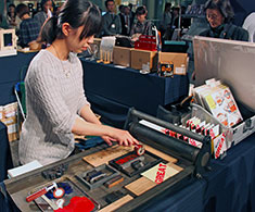 British-themed products were made and sold at the event.