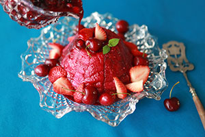 A typical British summer pudding