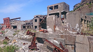 Much of the island is in severe decay.
