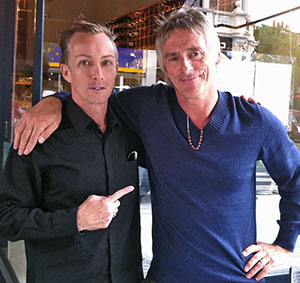 Perryman with Paul Weller