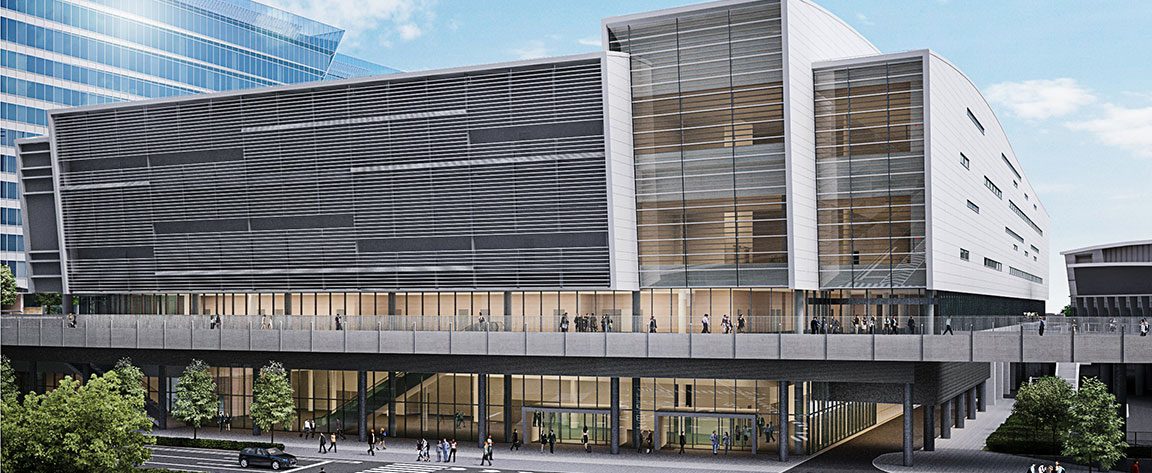 The new convention centre that will be built in Minato Mirai, Yokohama.